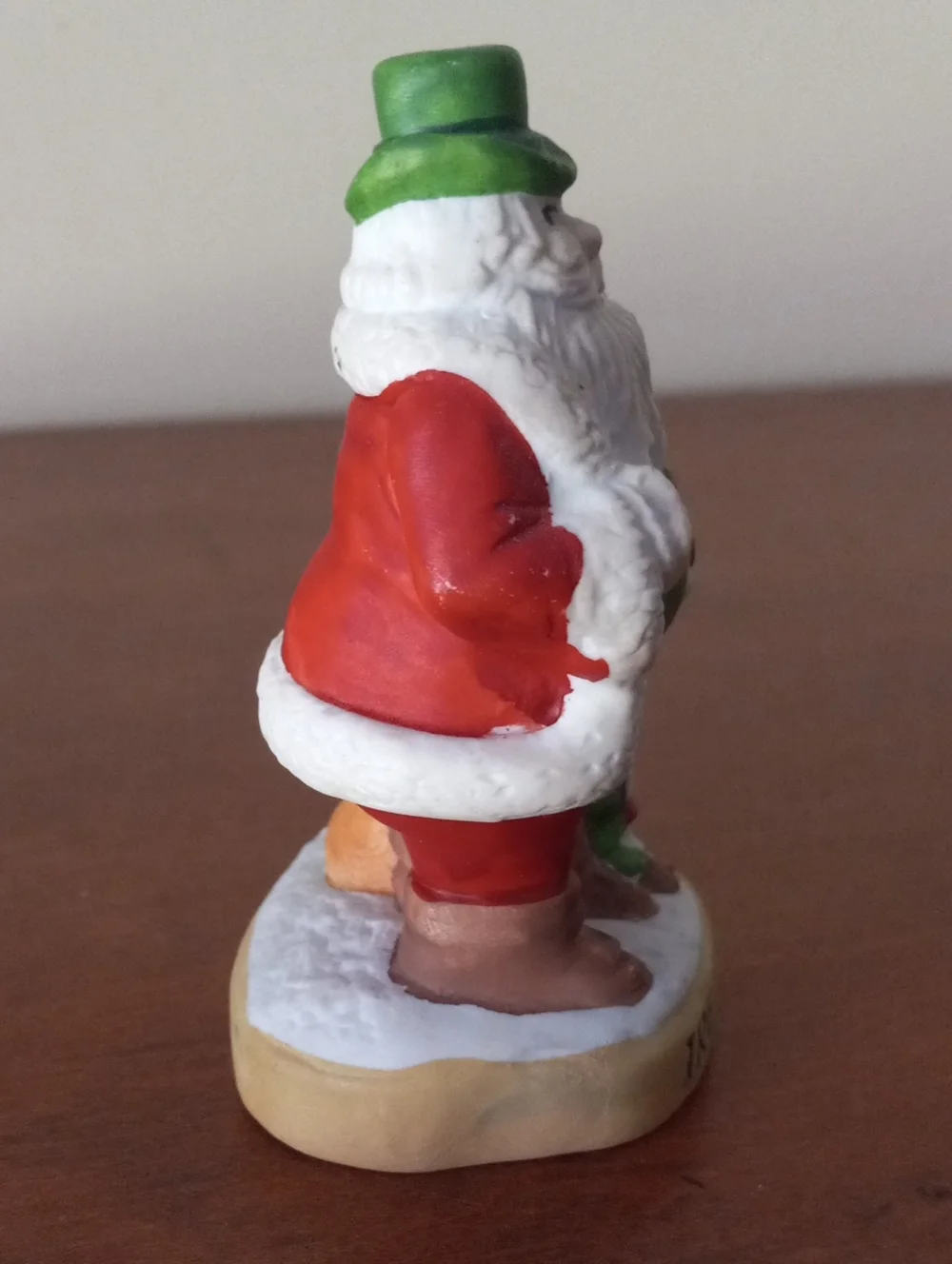 Vintage 1991 RSVP International Irish Santa Claus Figurine with Leprechans